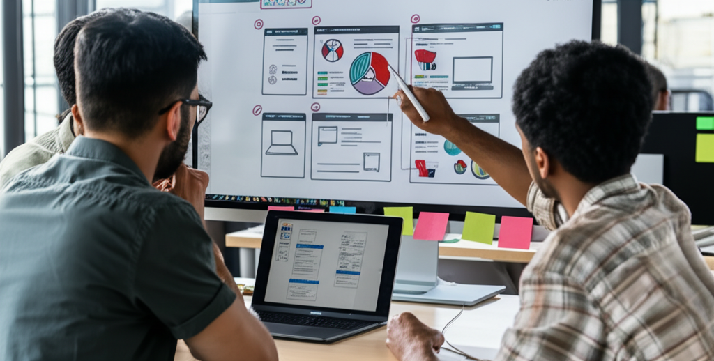 Technical experts collaborating